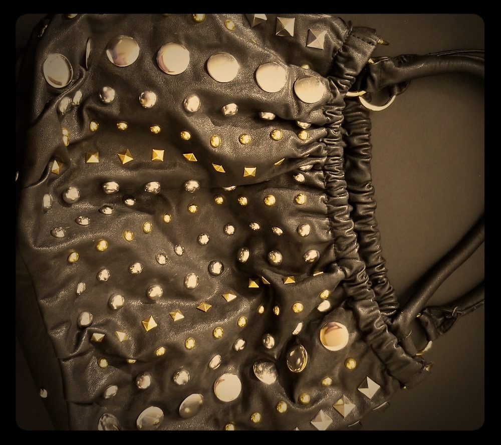 Black Studded Purse